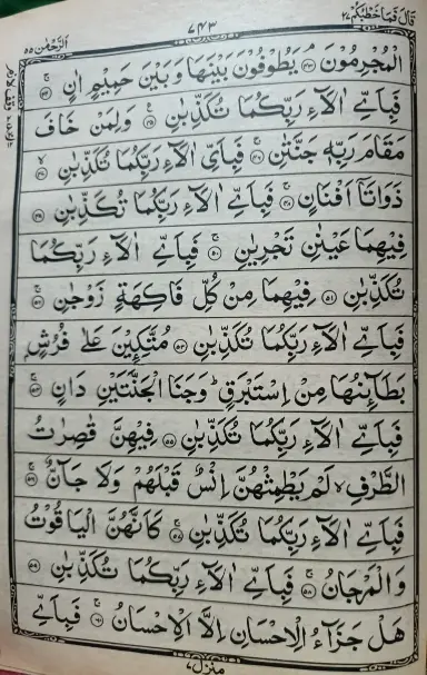 Surah Rahman PDF Read Online and download 4 Surah Rehman Ayyat 43 to 60